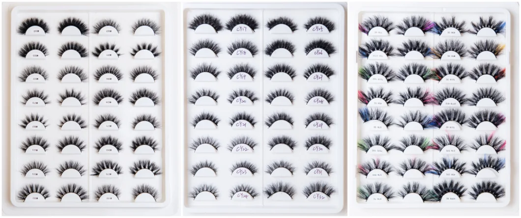 Handmade Mink Eyes Corner Free Style Half Type False Eyelashes Lashes 3D Mink Eyelash