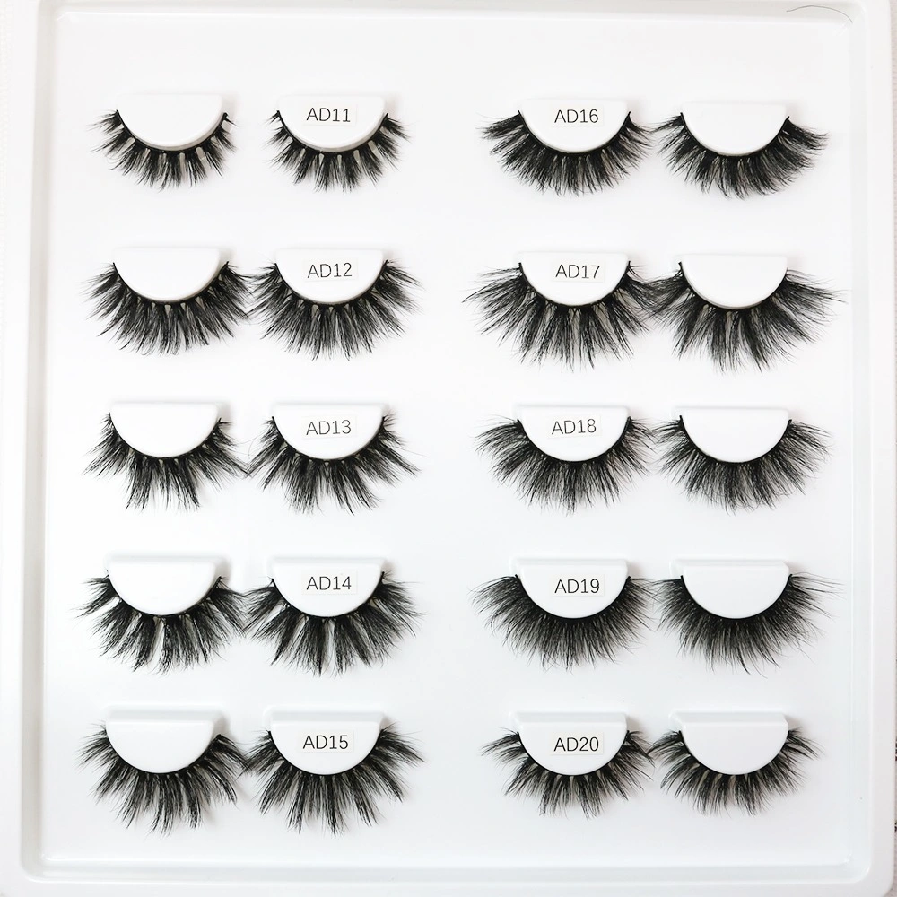 China Wholesale Plant Fiber Lashes Natural 18mm 3D Strip Eyelash Short Fluffy Softer Vegan Ecological False Lashes Eyelashes with Private Label