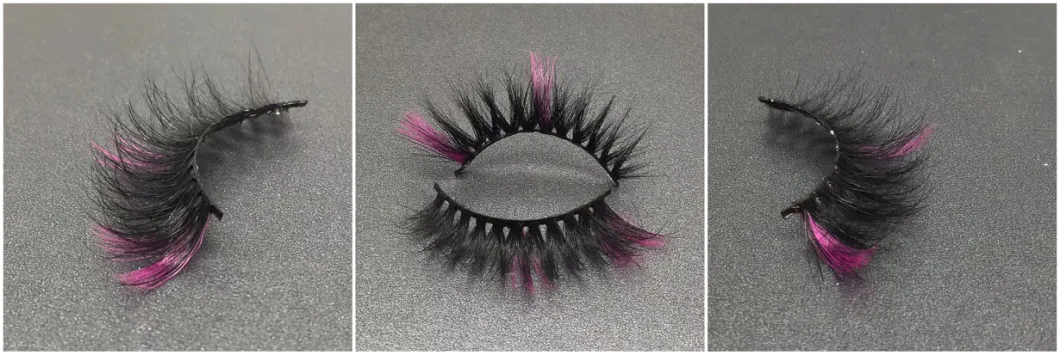 Handmade Mink Eyes Corner Free Style Half Type False Eyelashes Lashes 3D Mink Eyelash