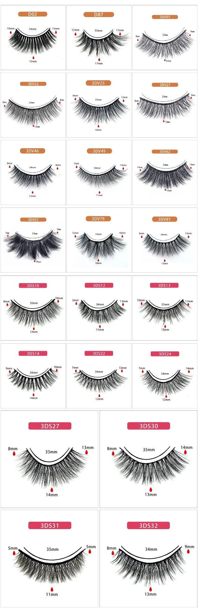 Private Label Biodegradable Lashes Natural 100% Plant Fiber Lashes Environmental Friendly Strip Eyelashes