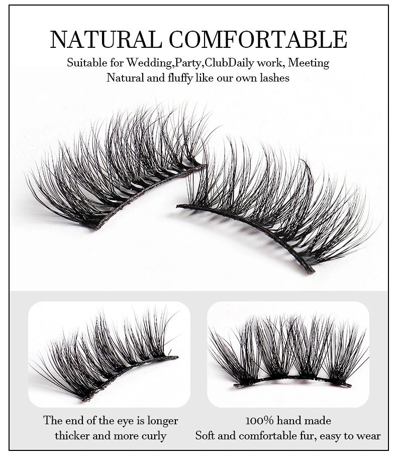 The Explosive Amazon Half-Eye Thick Natural Curl Half-Truncated Stage False Eyelashes