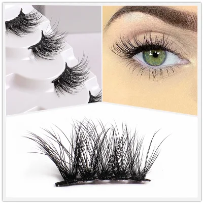 L'Explosive Amazon Half-Eye Thick Natural Curl Half-Truncated Stage False Eyelashes